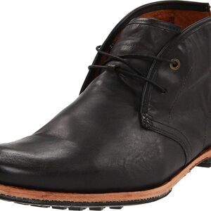Timberland Wodehouse premium Black Leather Notch Heel Chukka Boots Sz 12